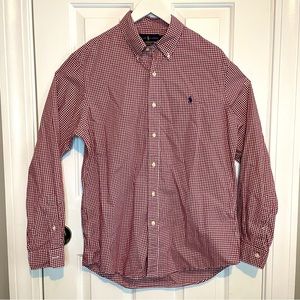 Ralph Lauren | Red and White Check Gingham Button Down